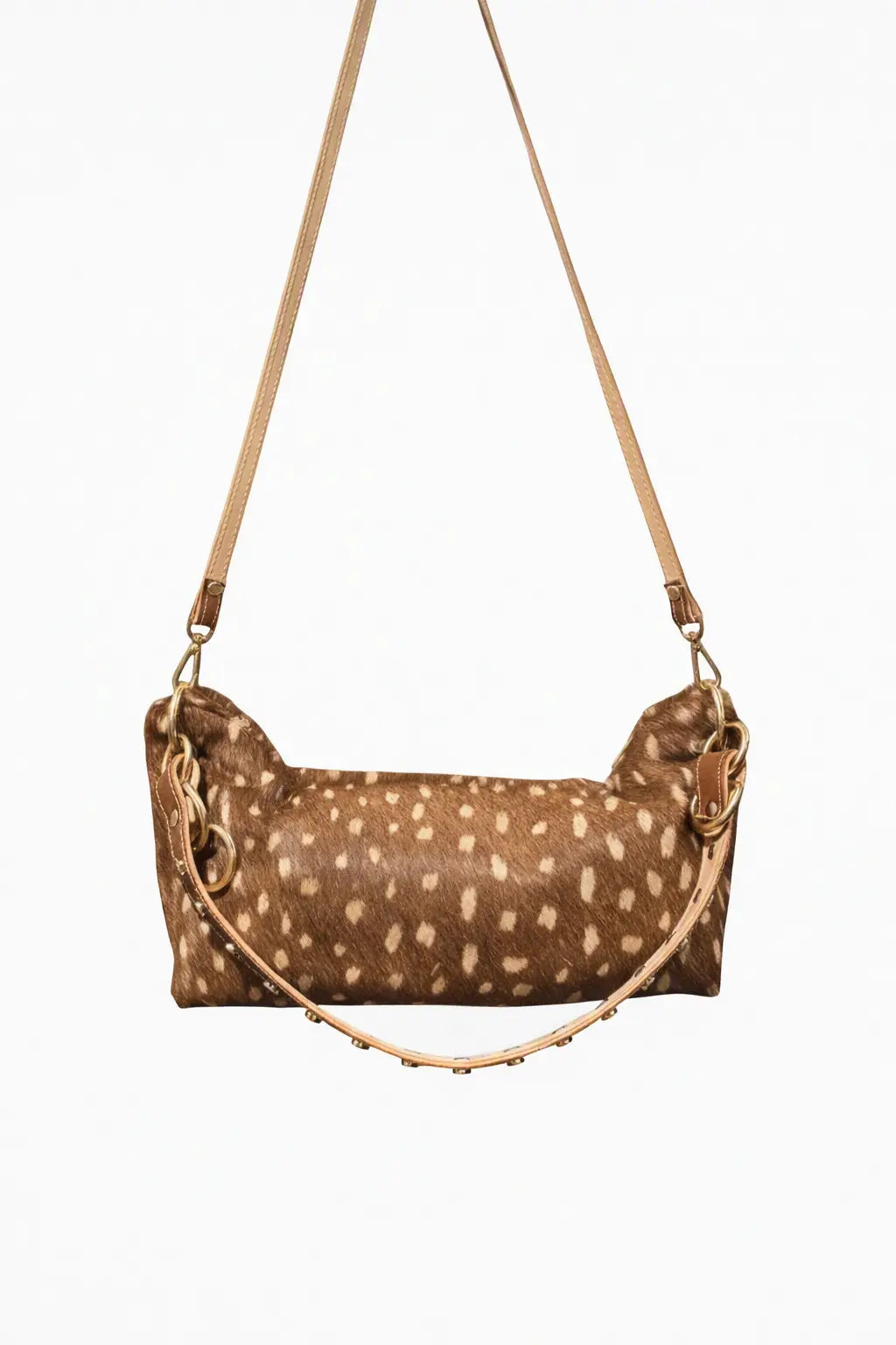 Blair Shoulder Bag, Fawn Print Calf Hair