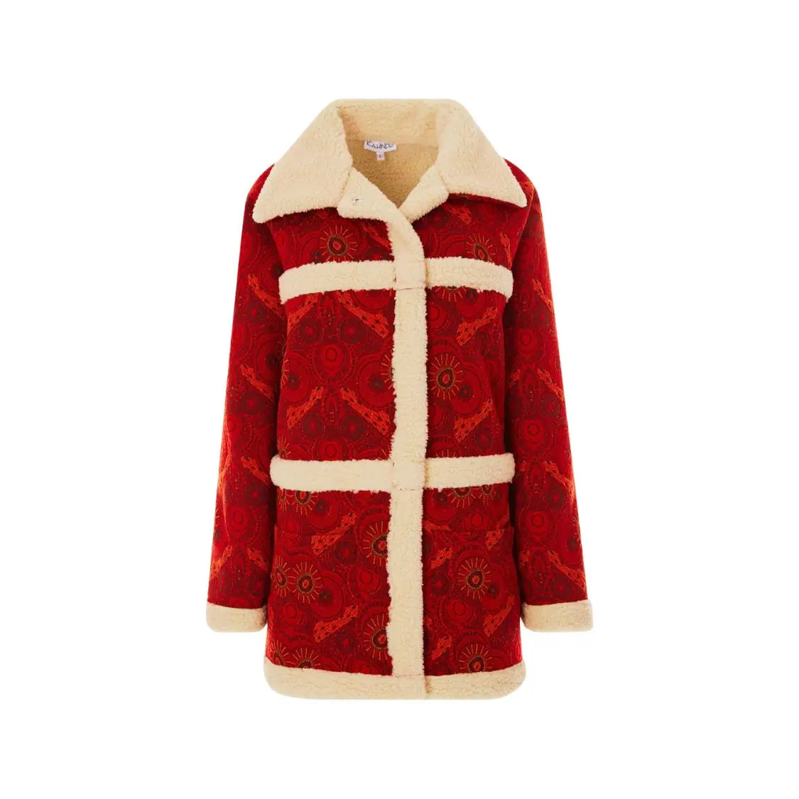 Maputo  Shearling Printed Coat