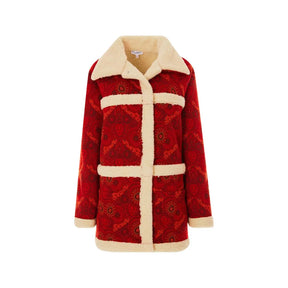 Maputo  Shearling Printed Coat