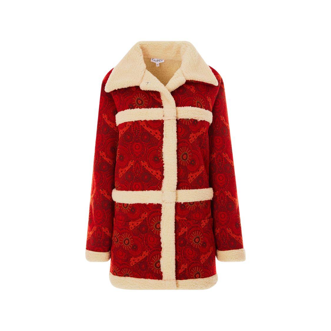Maputo  Shearling Printed Coat