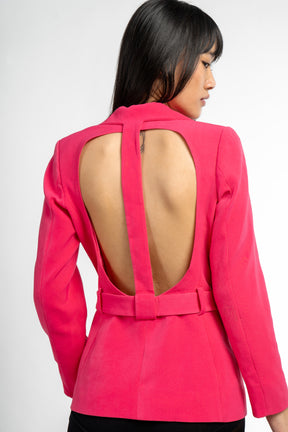 Cut-Out Back Statement Jacket