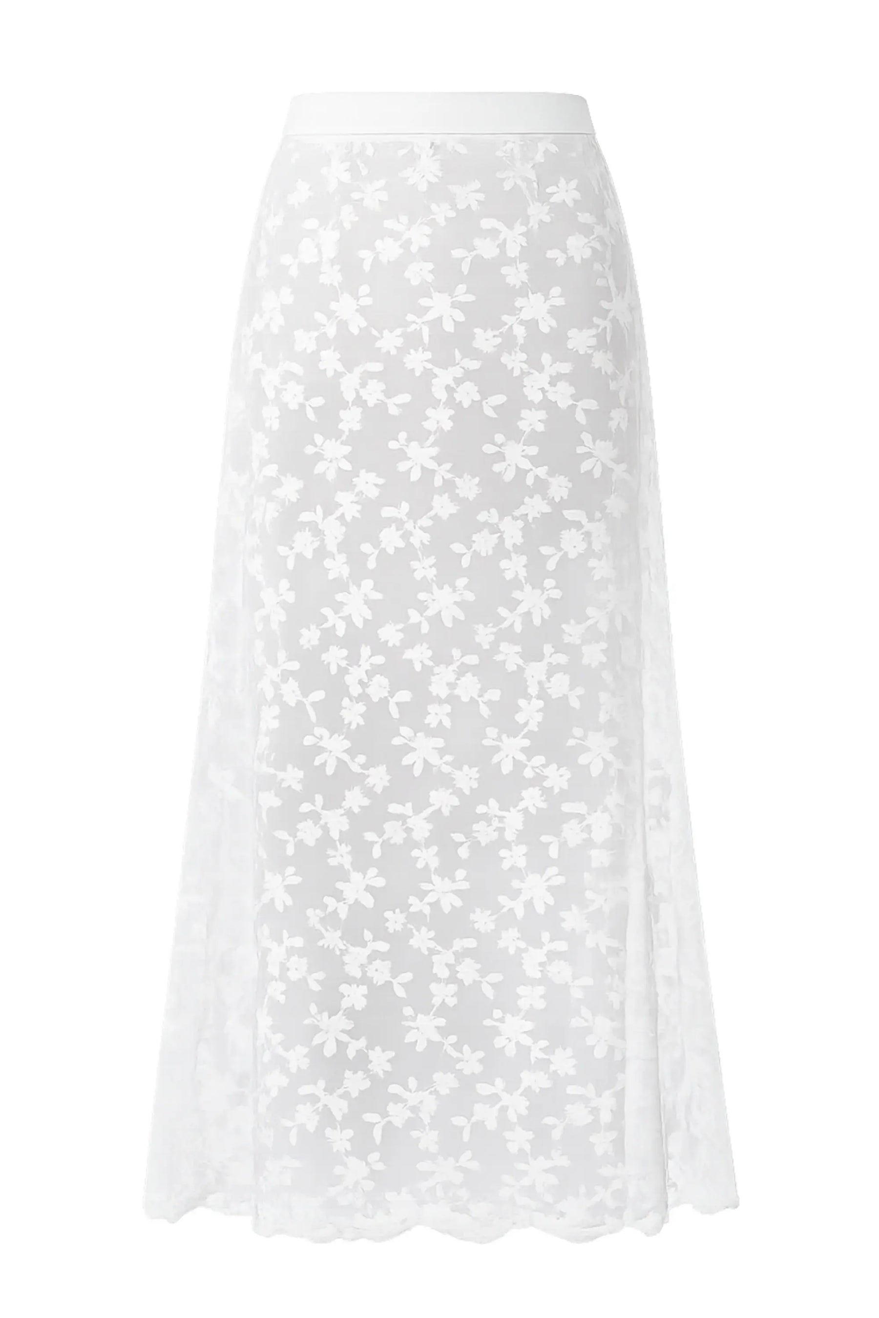 CELESTINE SEE THRU LACE SKIRT