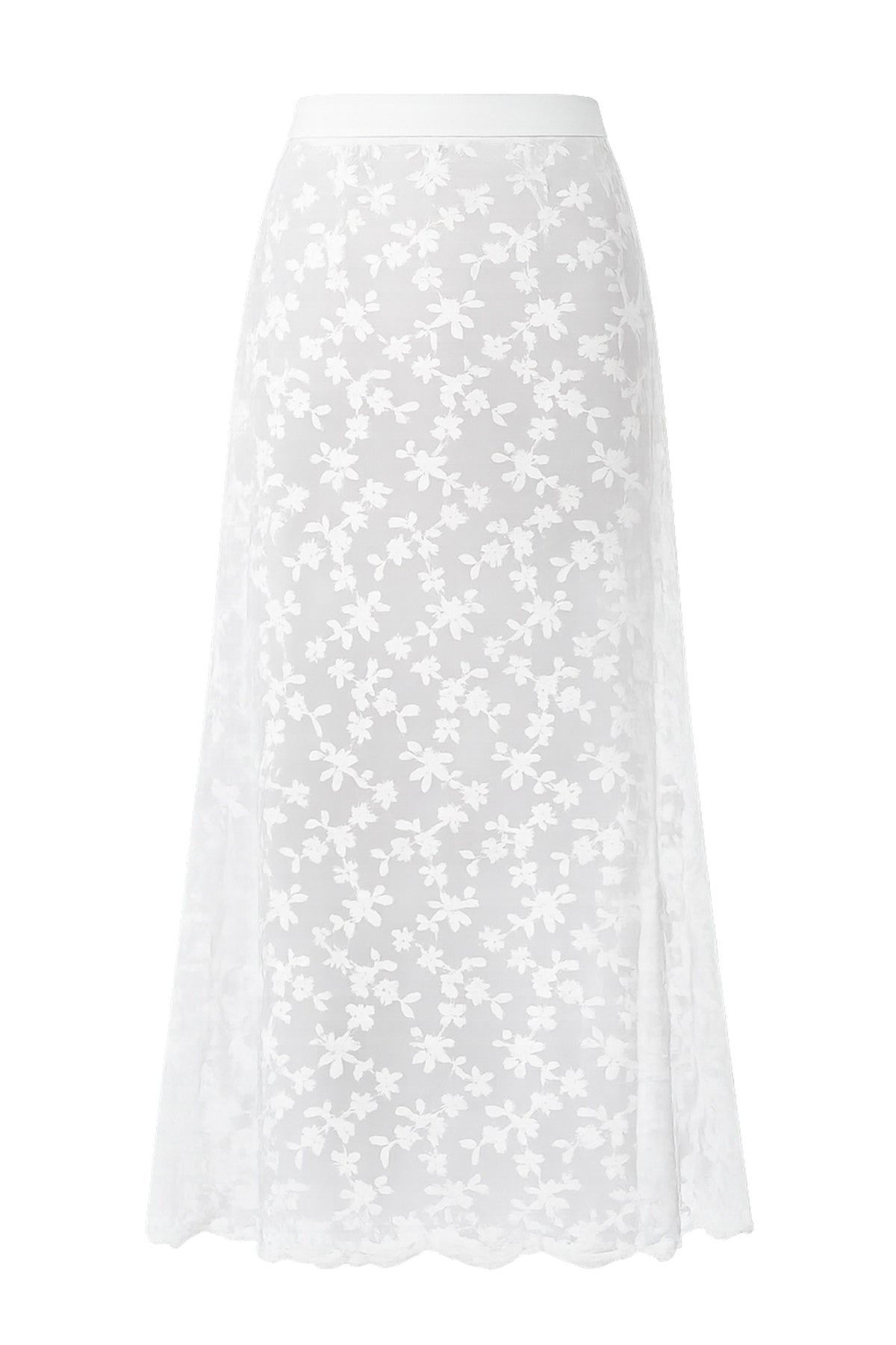 CELESTINE SEE THRU LACE SKIRT