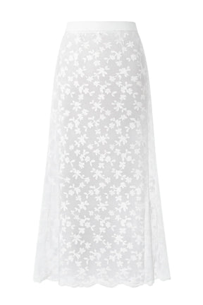 CELESTINE SEE THRU LACE SKIRT