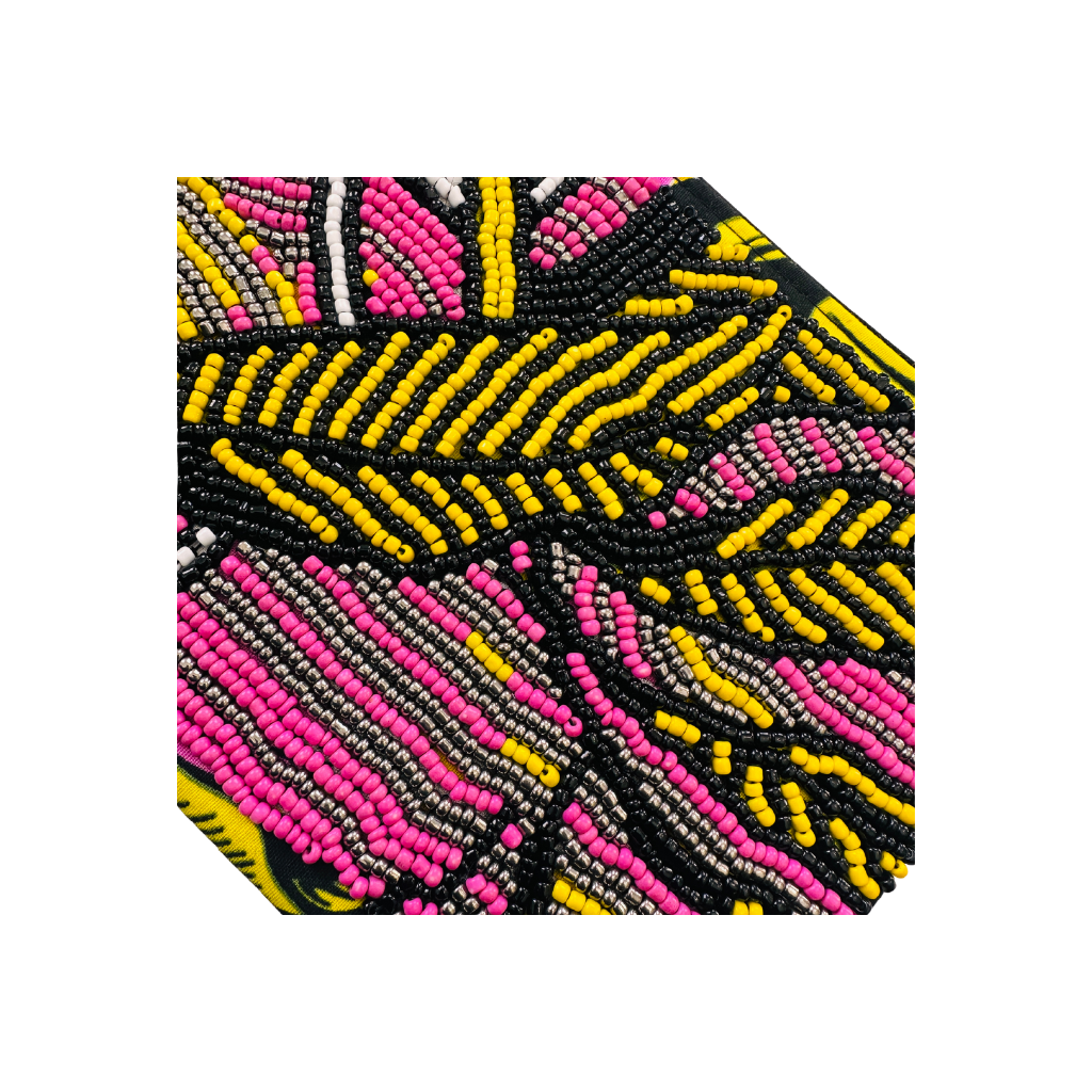 YELLOW LEAF | Embellished Luxury Wrist Purse