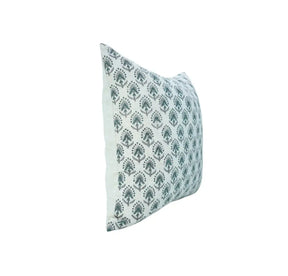 Handcrafted Hand Block Print Design Viscose Linen Pillow Cover- Gurukul