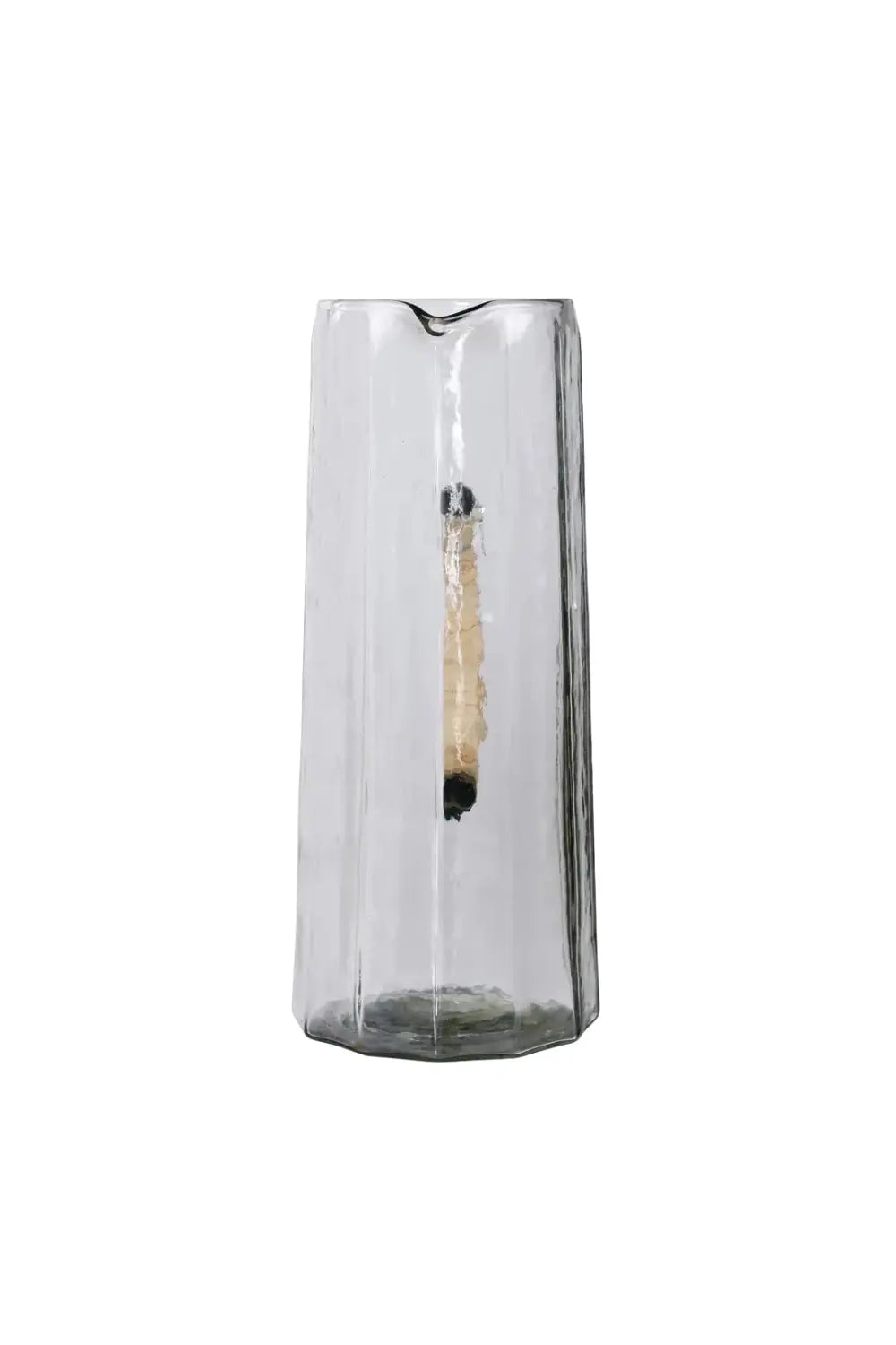 Hammered Water Pitcher, Natural -6.25 X 9.5 Inches