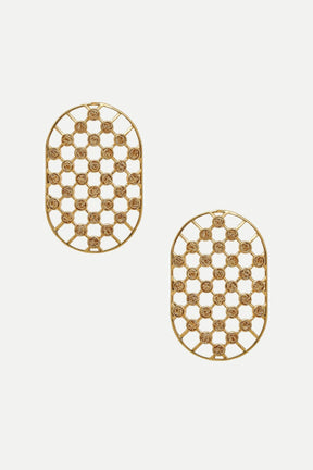 Net Statement Earrings