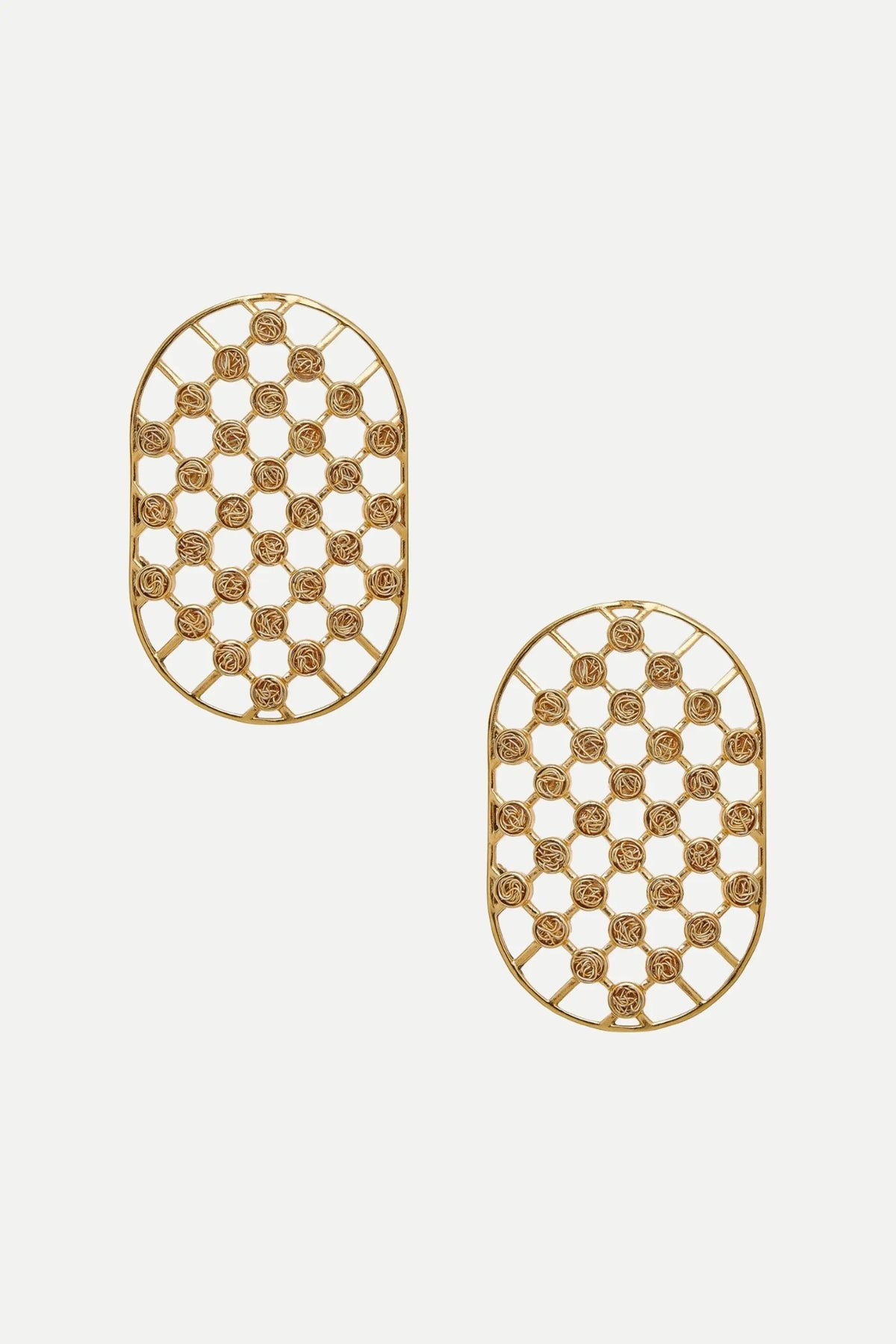 Net Statement Earrings
