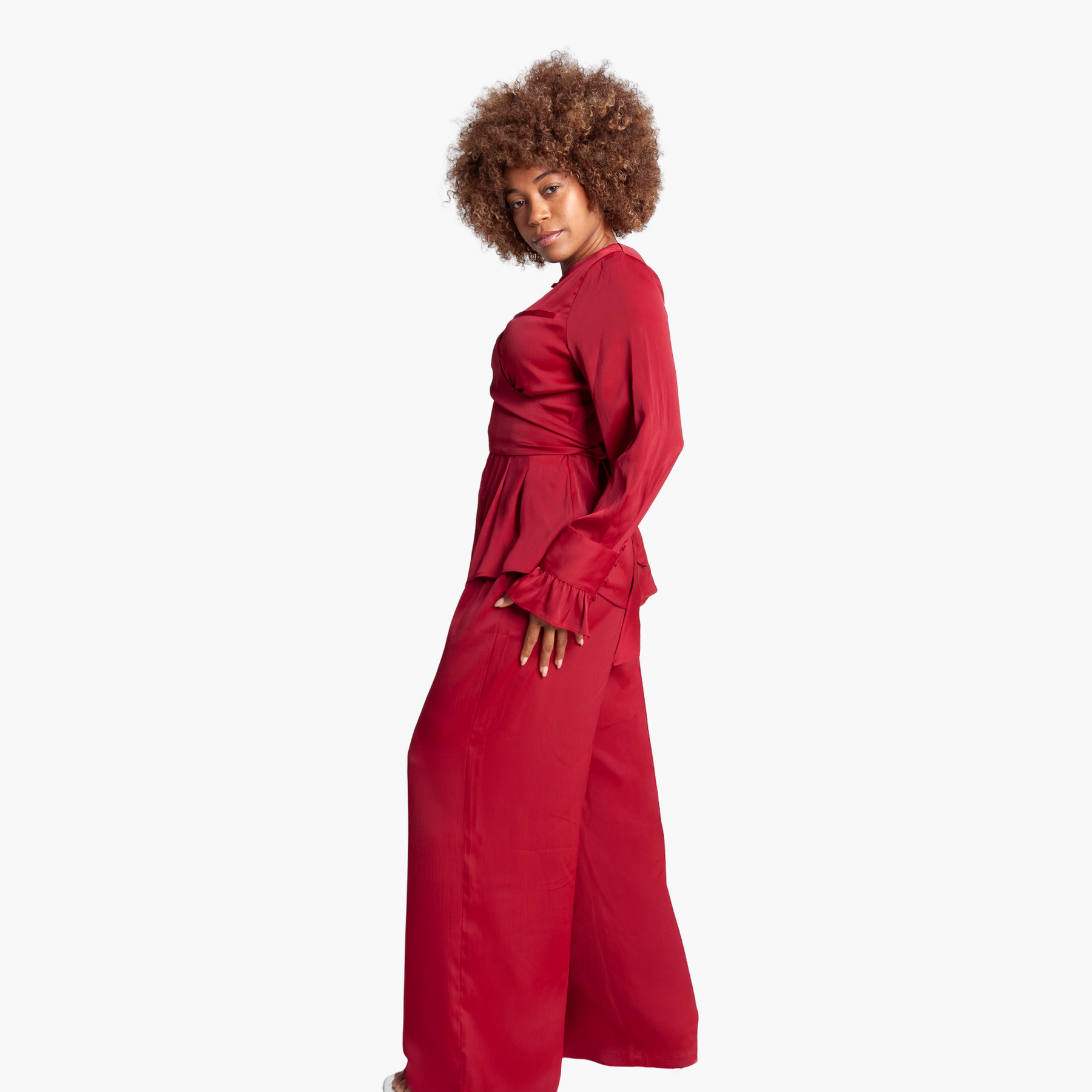Long Sleeve Wrap Top