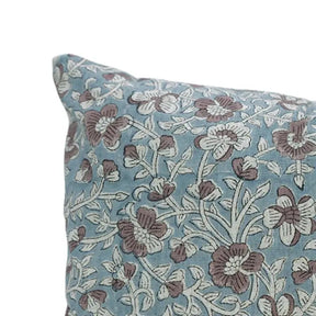 Boho Decor Hand Block Print Viscose Linen Pillow Cover - Saundarya