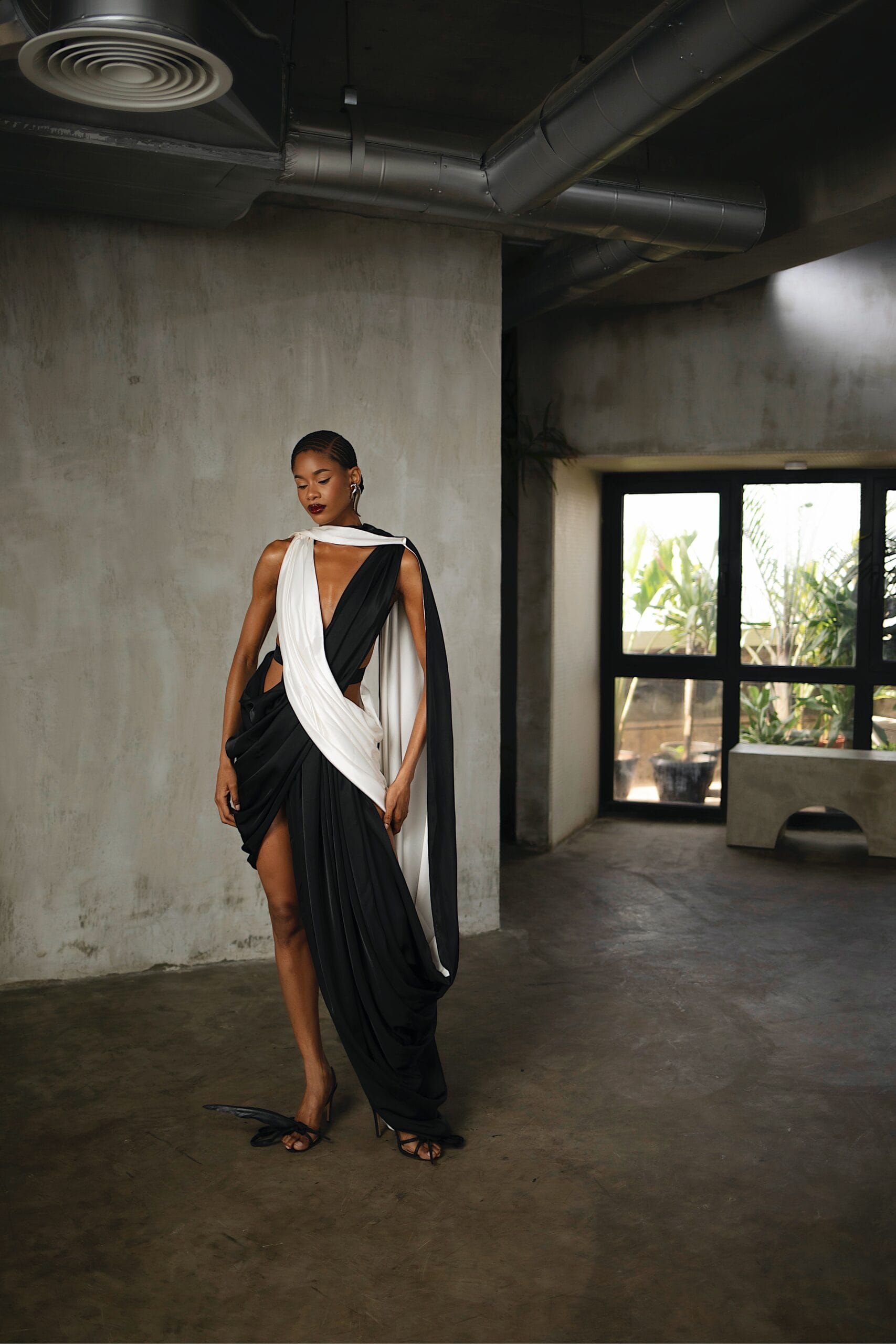 Blanc De Noir Dress
