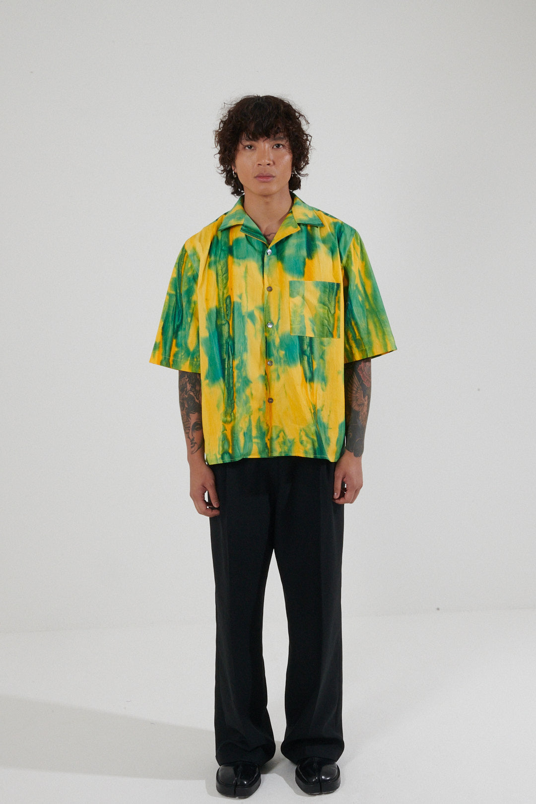Bahia Sun-Faded Camp Collar Shirt