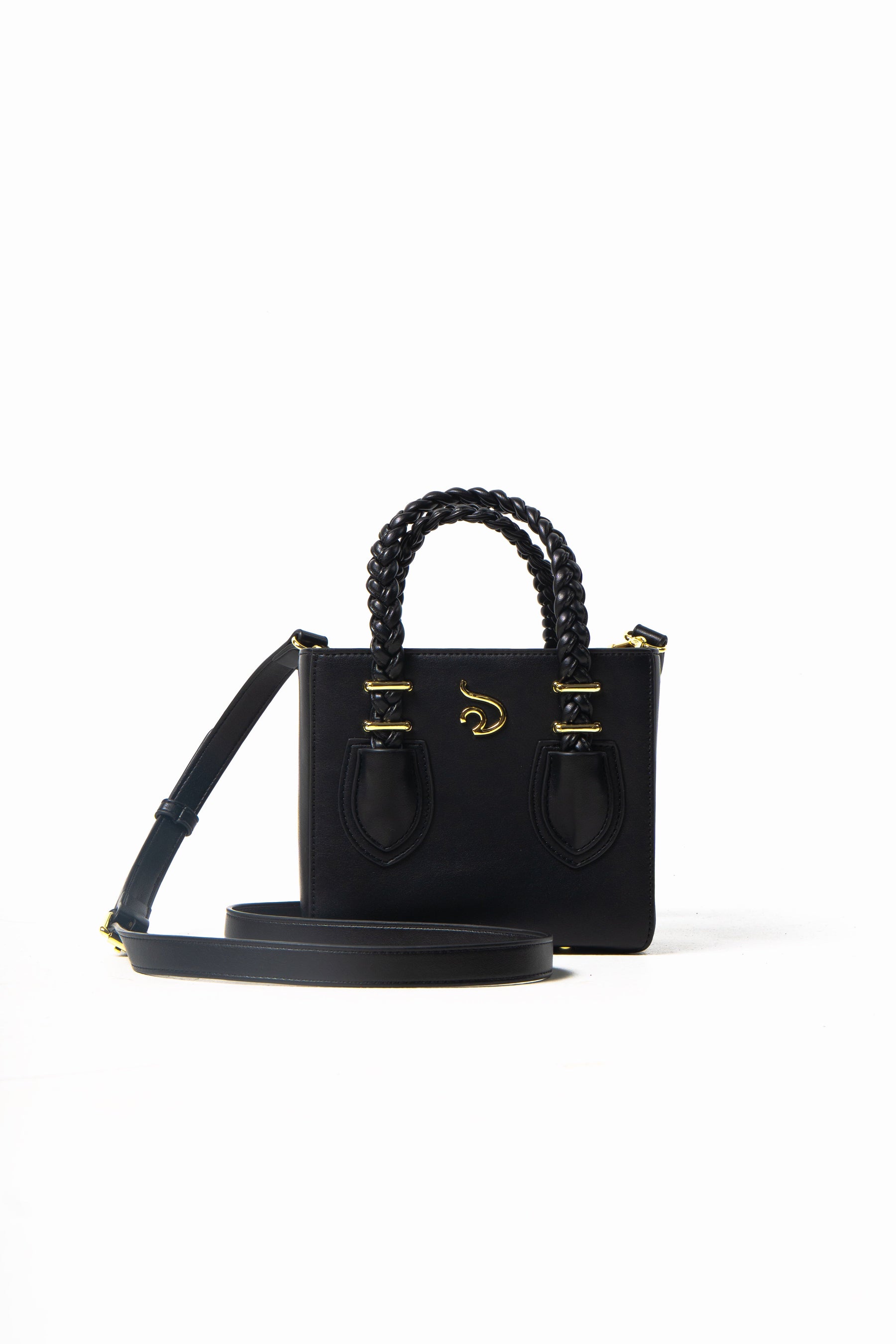 Boxy Tote With Gold Hardware