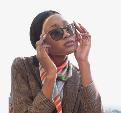 women's lines scarf