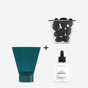 ZAI Mineral Lava Rock Diffuser  in Teal