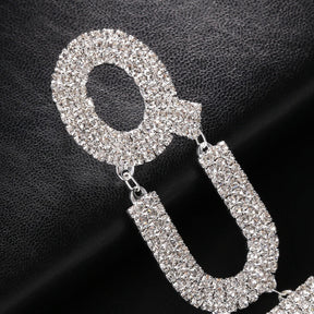 QUEEN Letter Earrings
