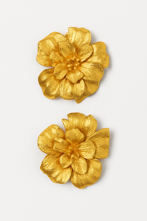 Golden Blossom Earrings,Ellen