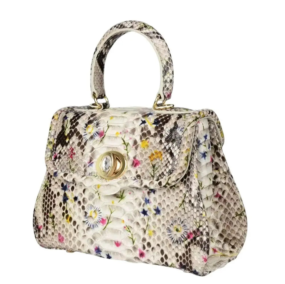 Luxe Artisanal Crocodile Leather Handbag | Heirloom Elegance