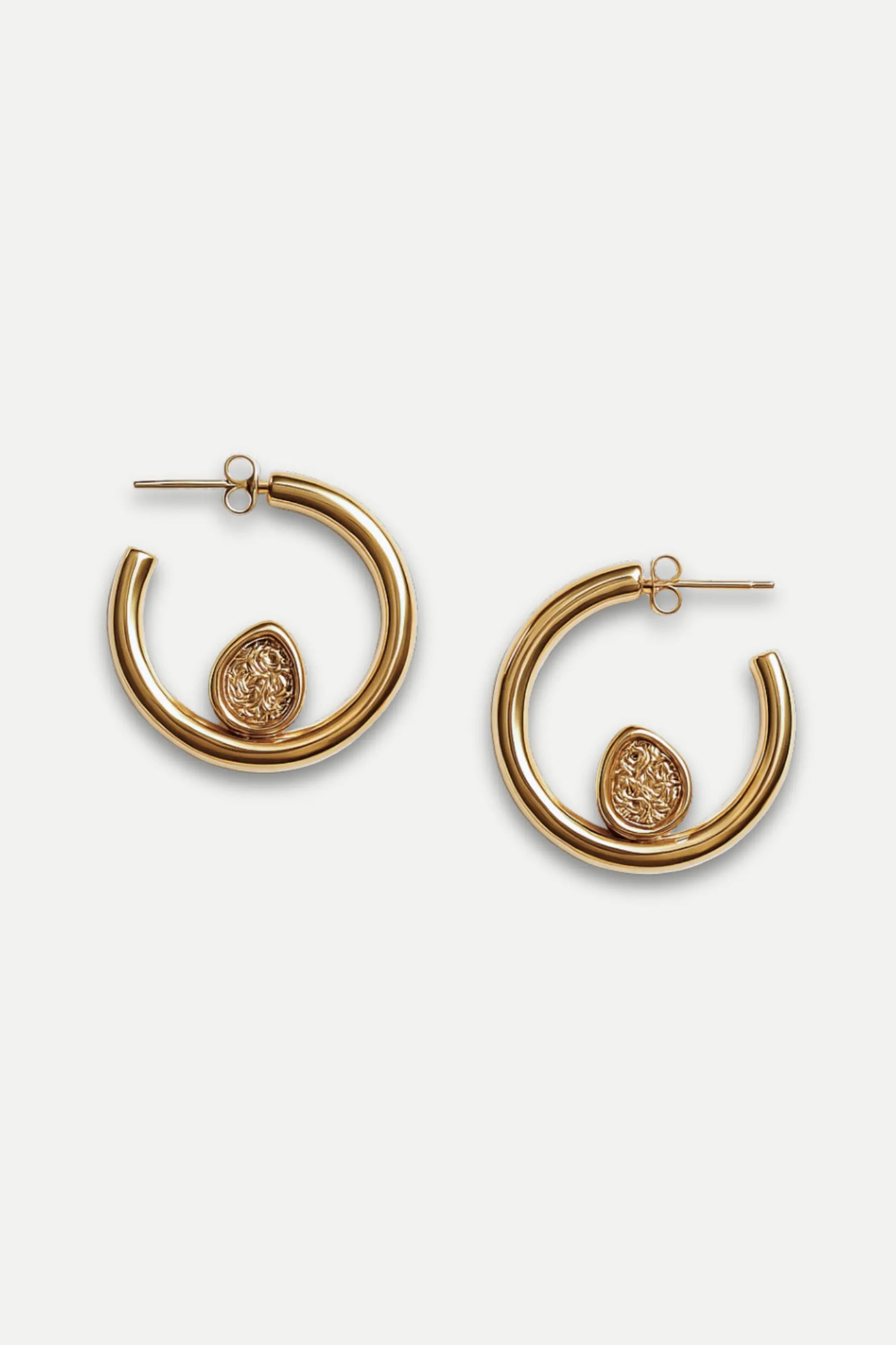 Knot Hoop Earrings