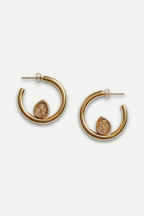 Knot Hoop Earrings