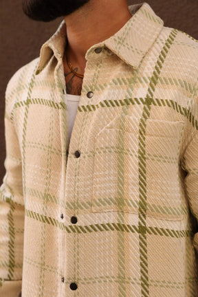 Loom Woven Jacket Bone