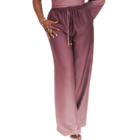High Waisted Wide Leg Drawstring Pants