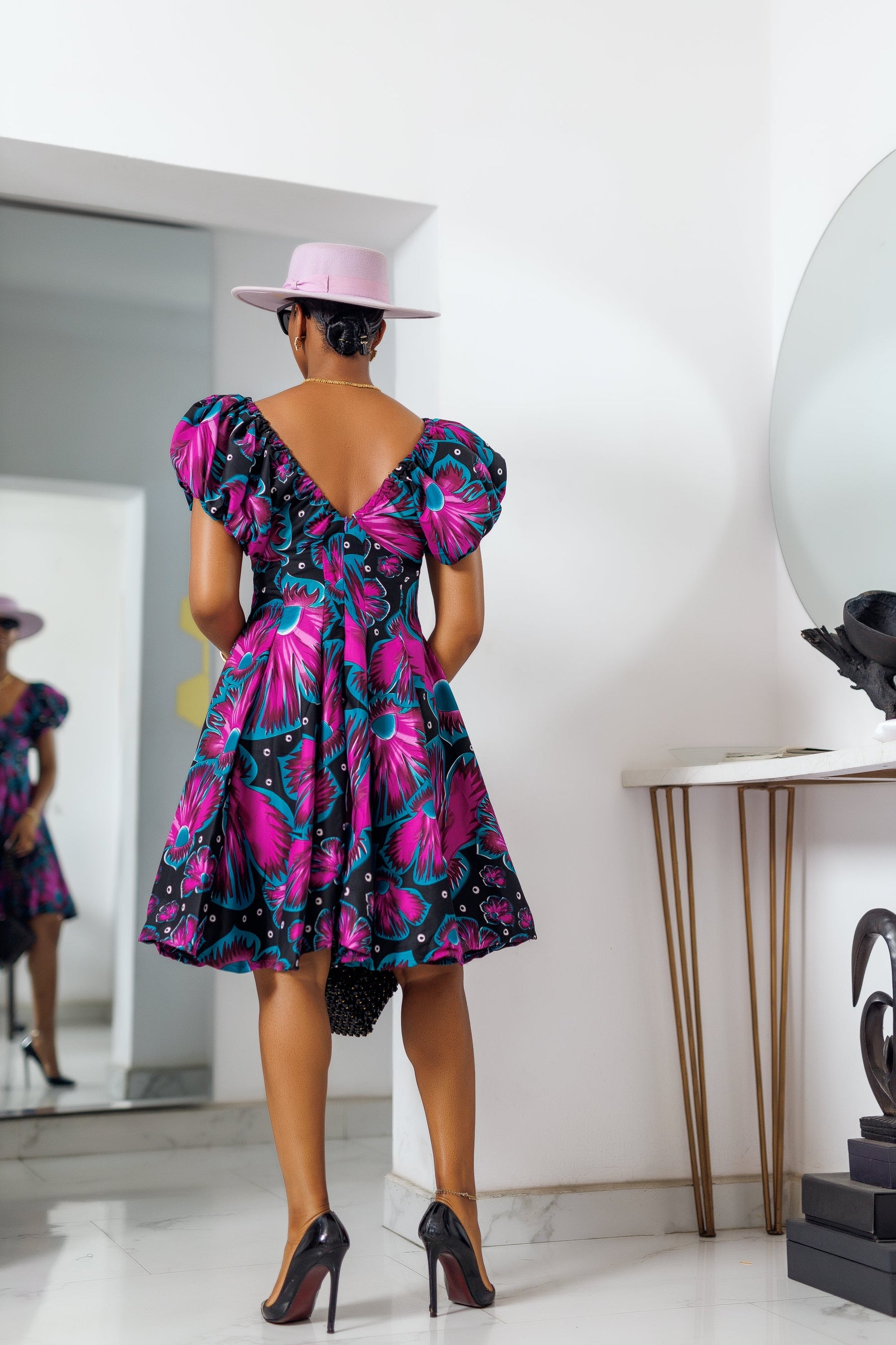 Ezidi Unlined Mini Dress