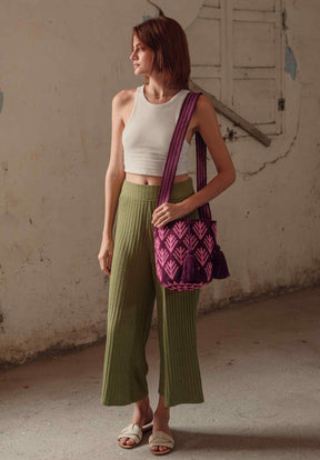 Palma Wayuu Bag (Berry)