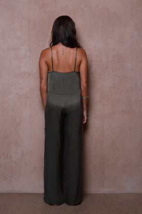 AMARA – Silk Top – Licourice