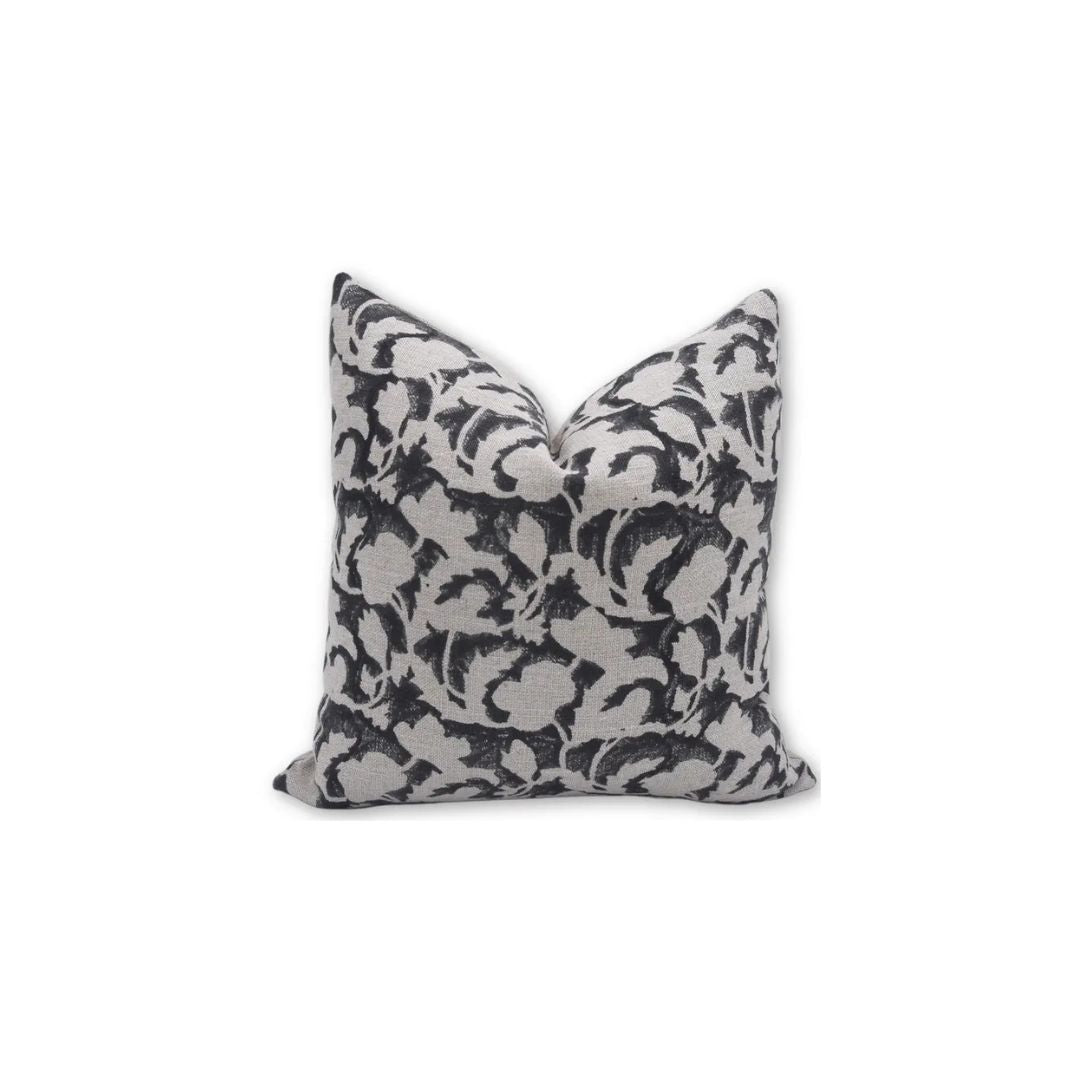 Bohemian Block Print Thick Linen Cushion Cover  - Sulit