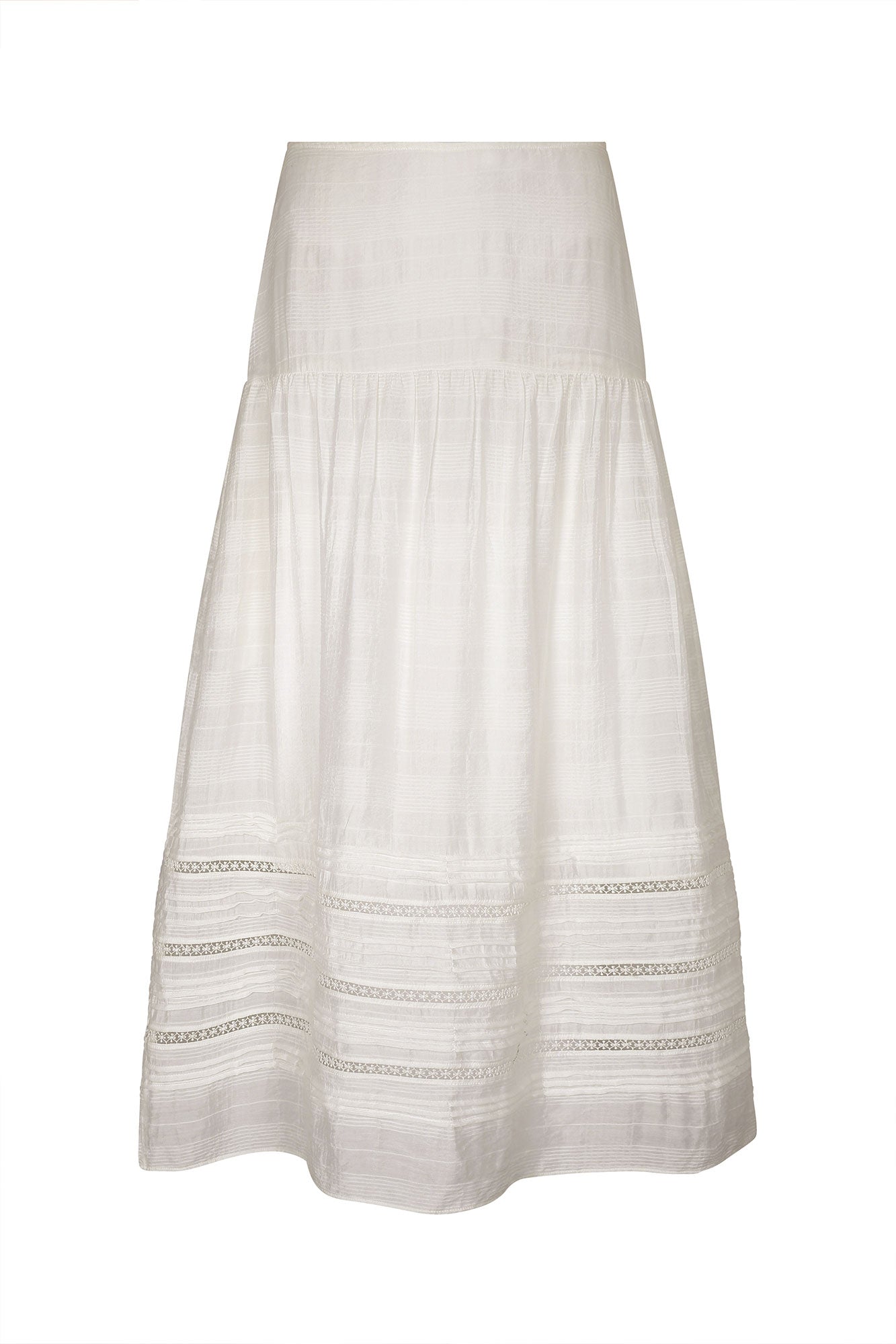 Luanda High-Waist Midi Skirt