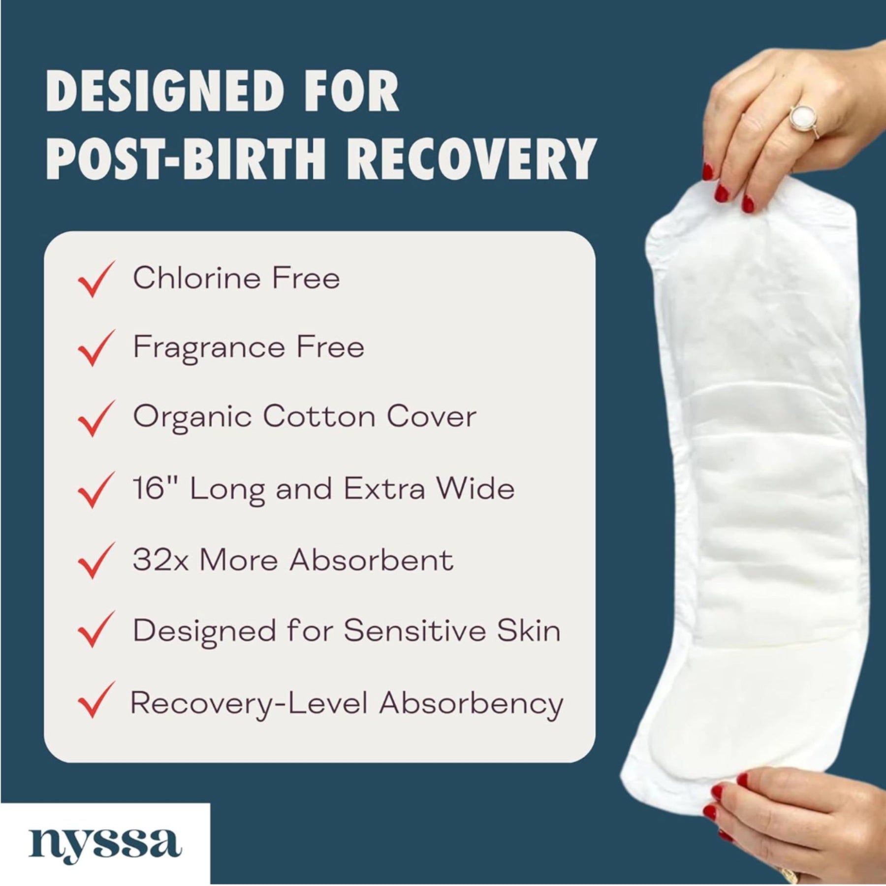 Postpartum Pads 8 pack