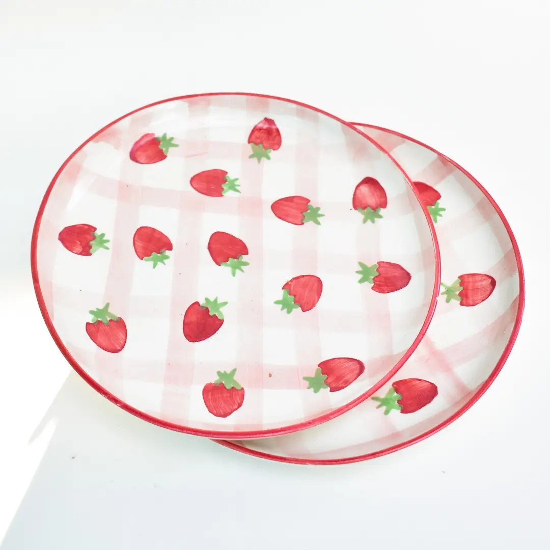 Dessert Plate - Strawberry Shortcake, 7 Inches (Set of 2)