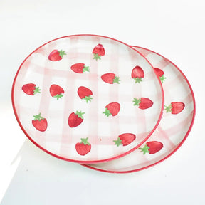Dessert Plate - Strawberry Shortcake, 7 Inches (Set of 2)
