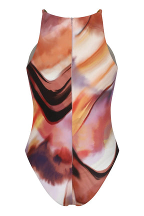 Bosque One Piece Print rosa