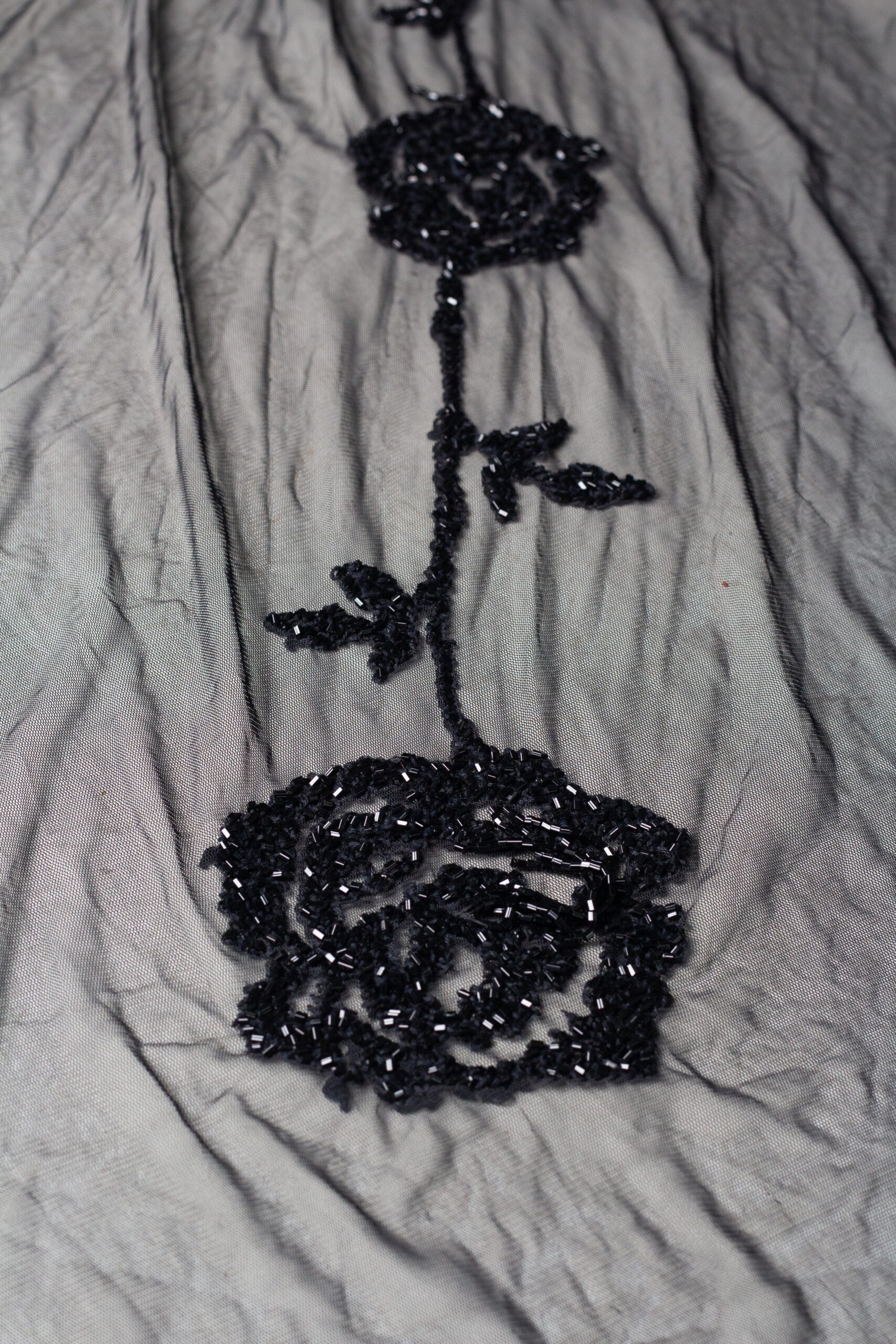 Embroidered Top with Detachable Sleeves