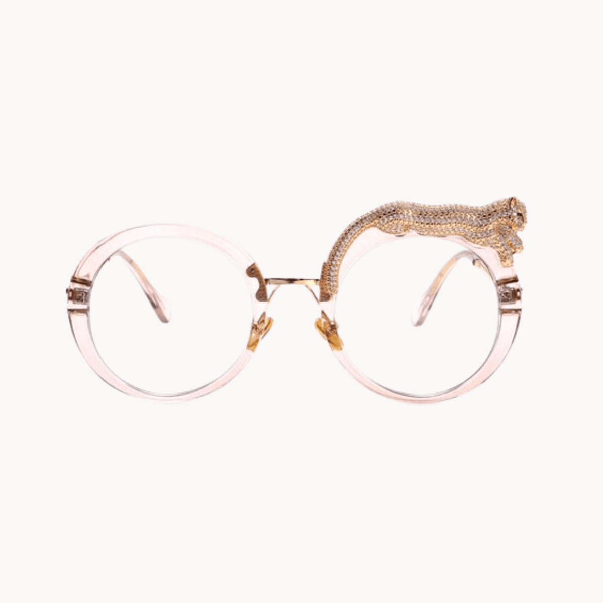 Leopard Round Frame Sunglasses