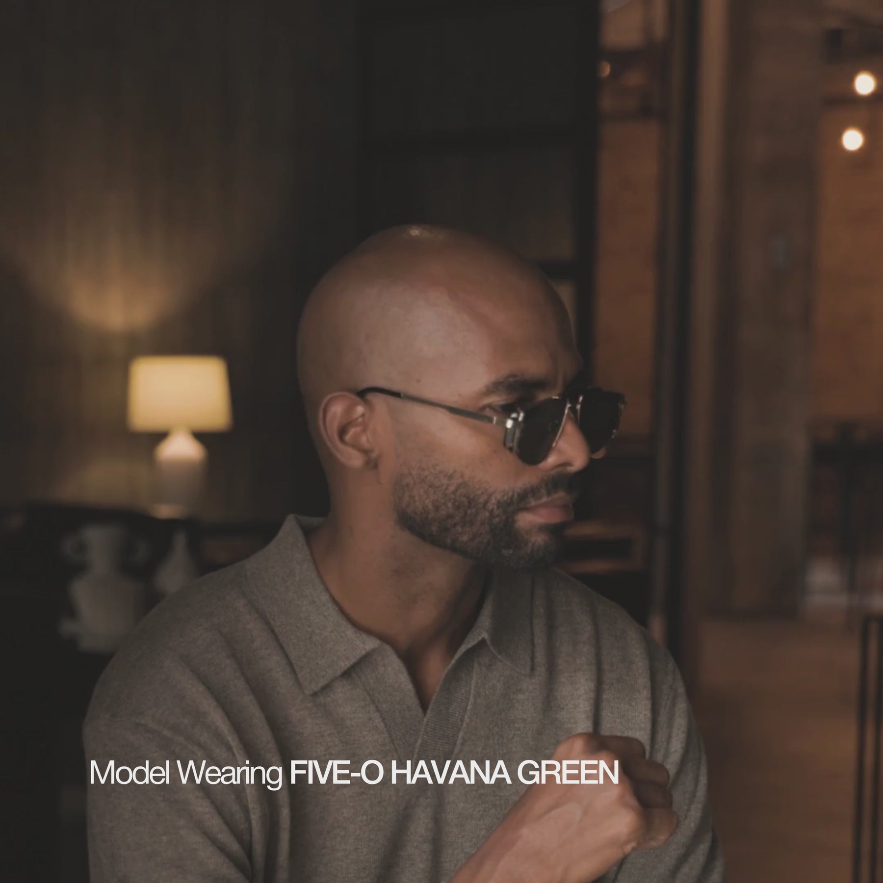 Five-O Sunglasses with Havana Frame