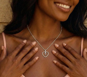 MAXI ONE HEART - Sterling Silver