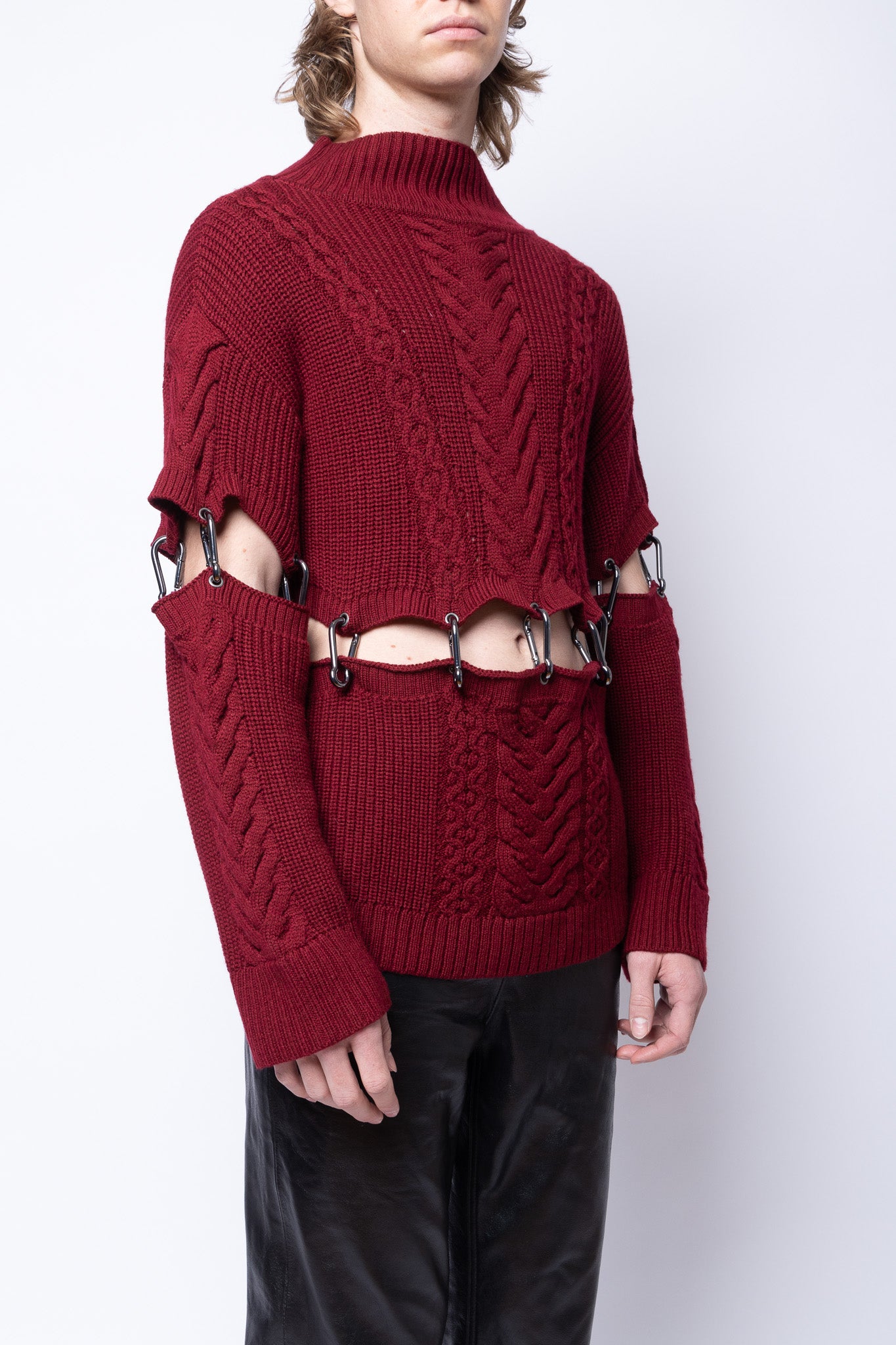 Chunky Knit Carabiner Sweater