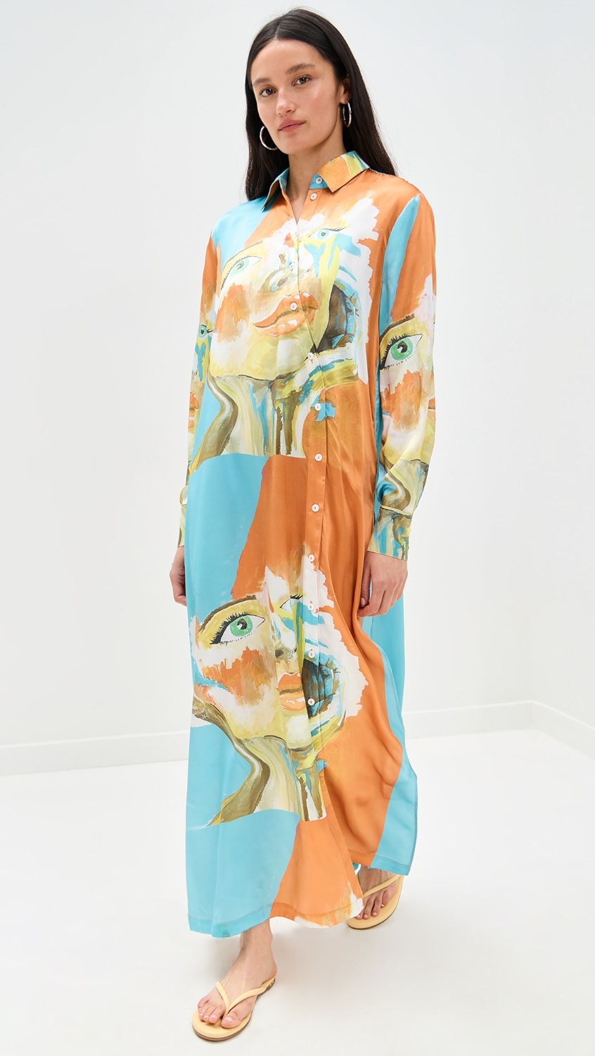 Kesi Maxi Shirt Dress
