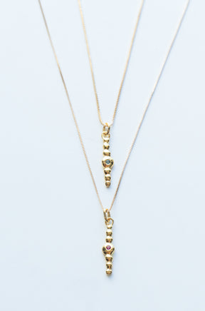 : /AH-MI/ Friendship & Travel 24K Lariat Necklace