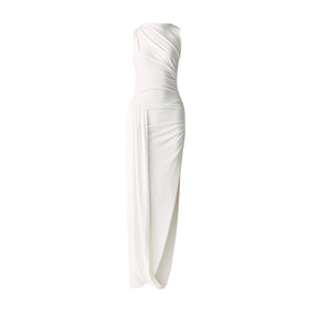 EVEL DRAPED DRESS