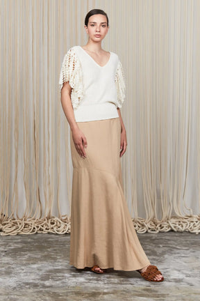 Alejandra Vest | Ivory Melange
