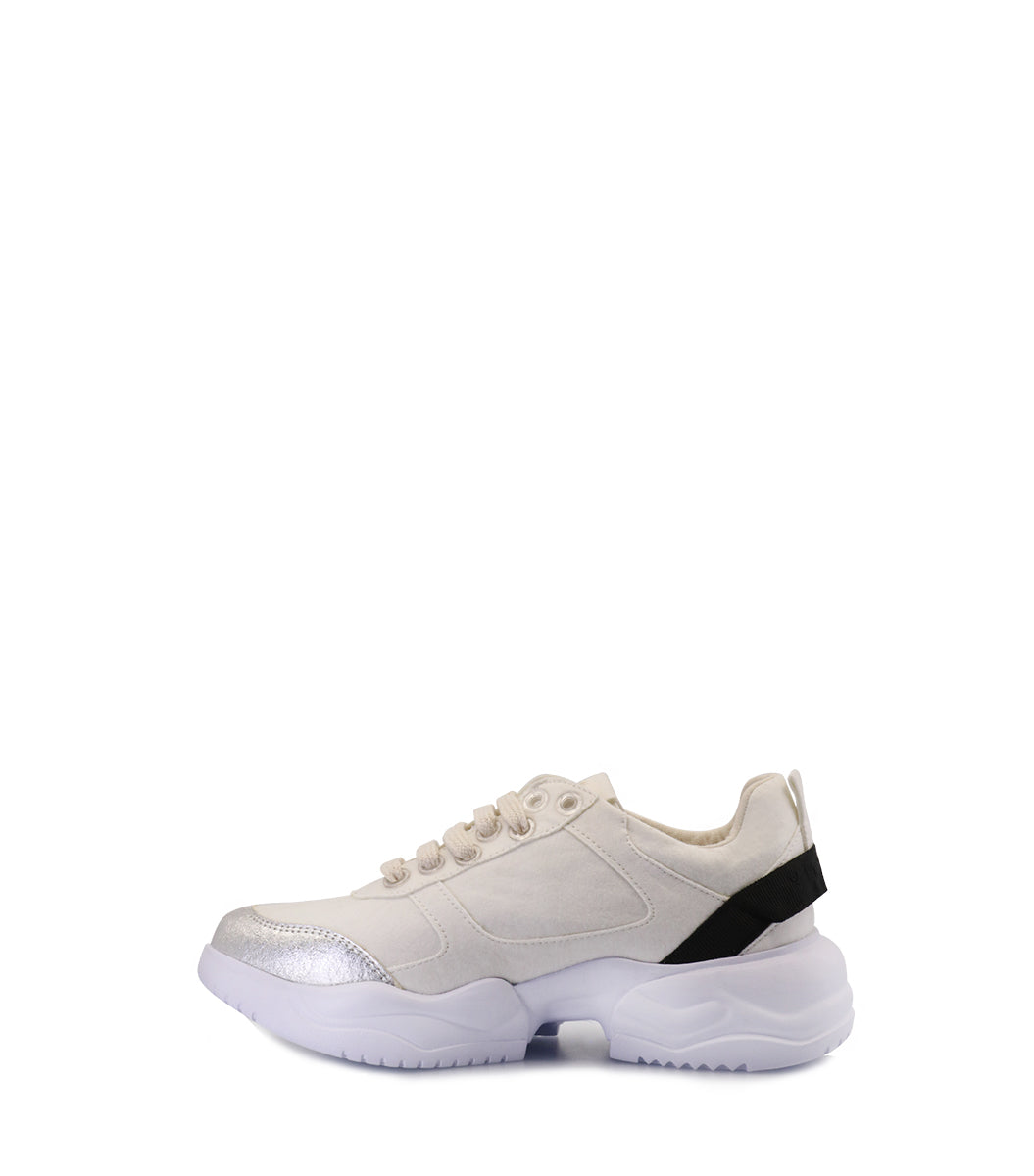 Eco-Friendly Silver Sneakers Air