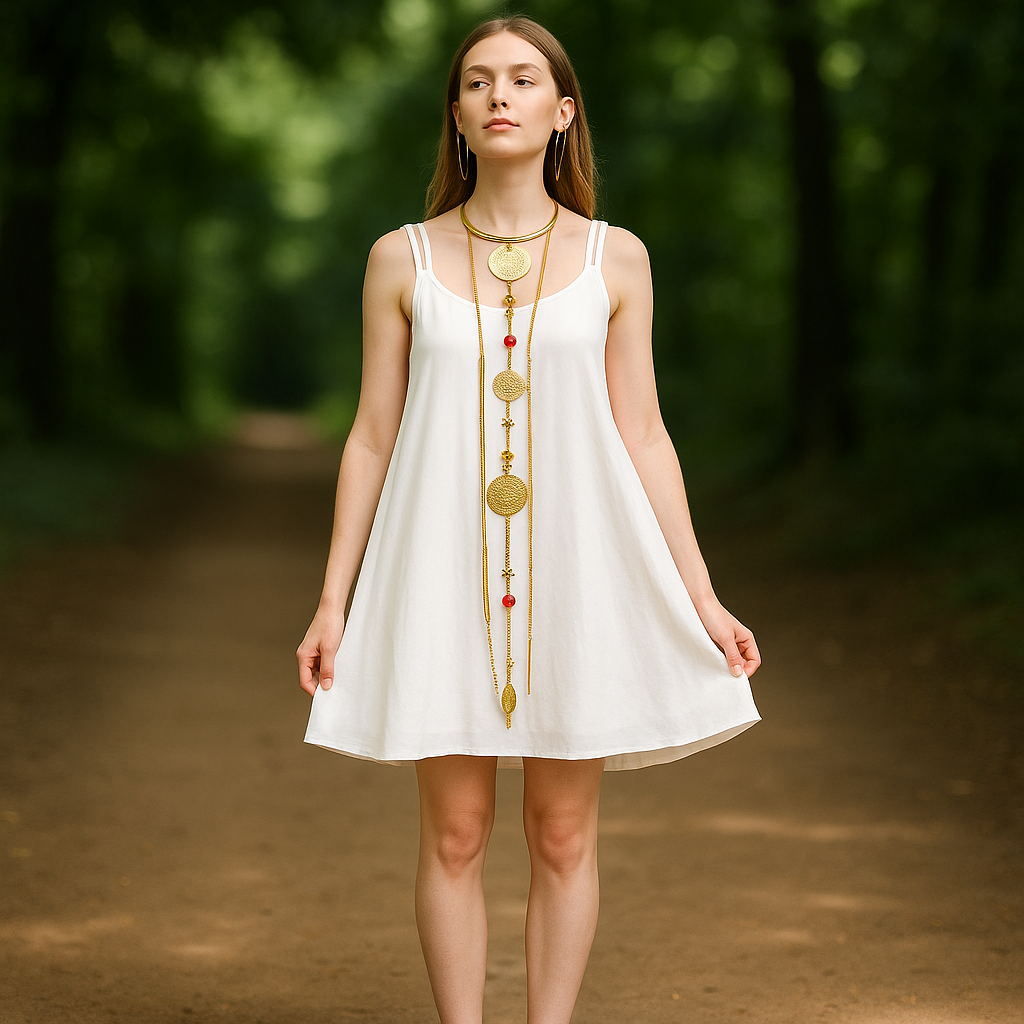 Lijoki Luxe Cultural Statement Necklace