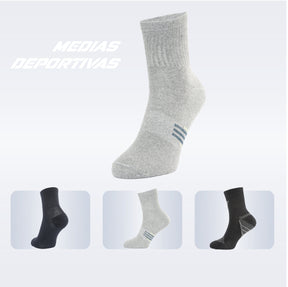 PACK DE 3 MEDIAS TENNIS