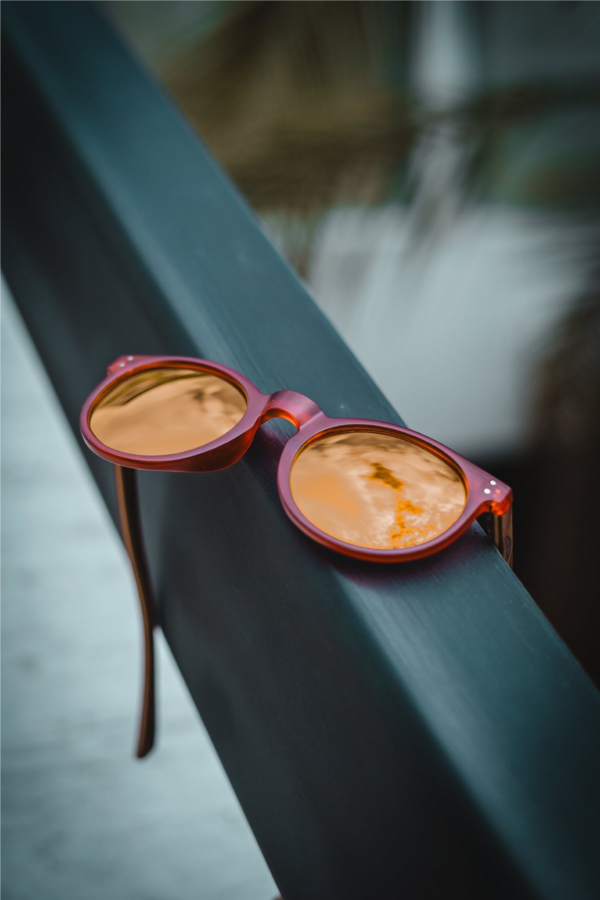 Red Candy Wooden Sunglasses-INTI