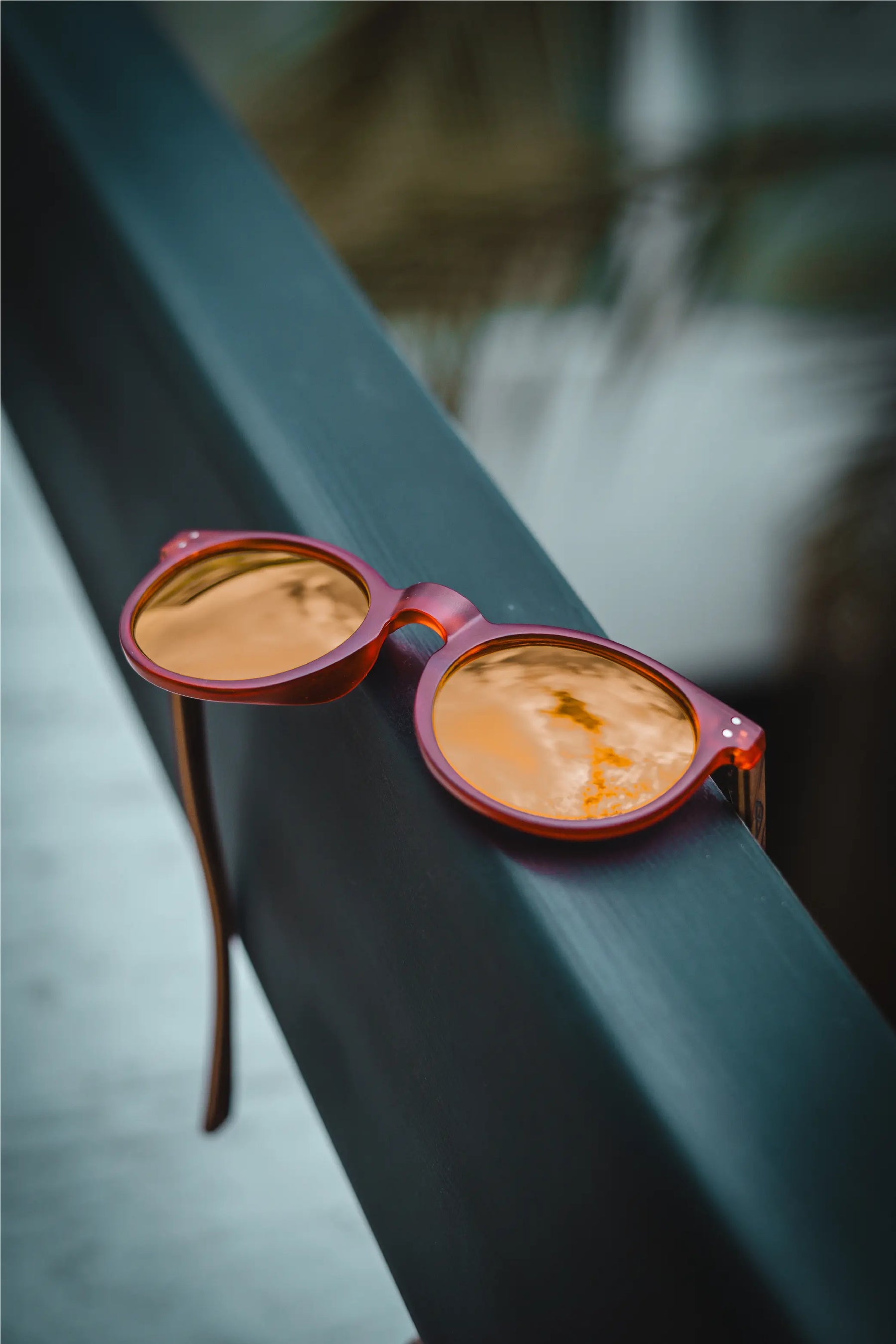 Red Candy Wooden Sunglasses-INTI